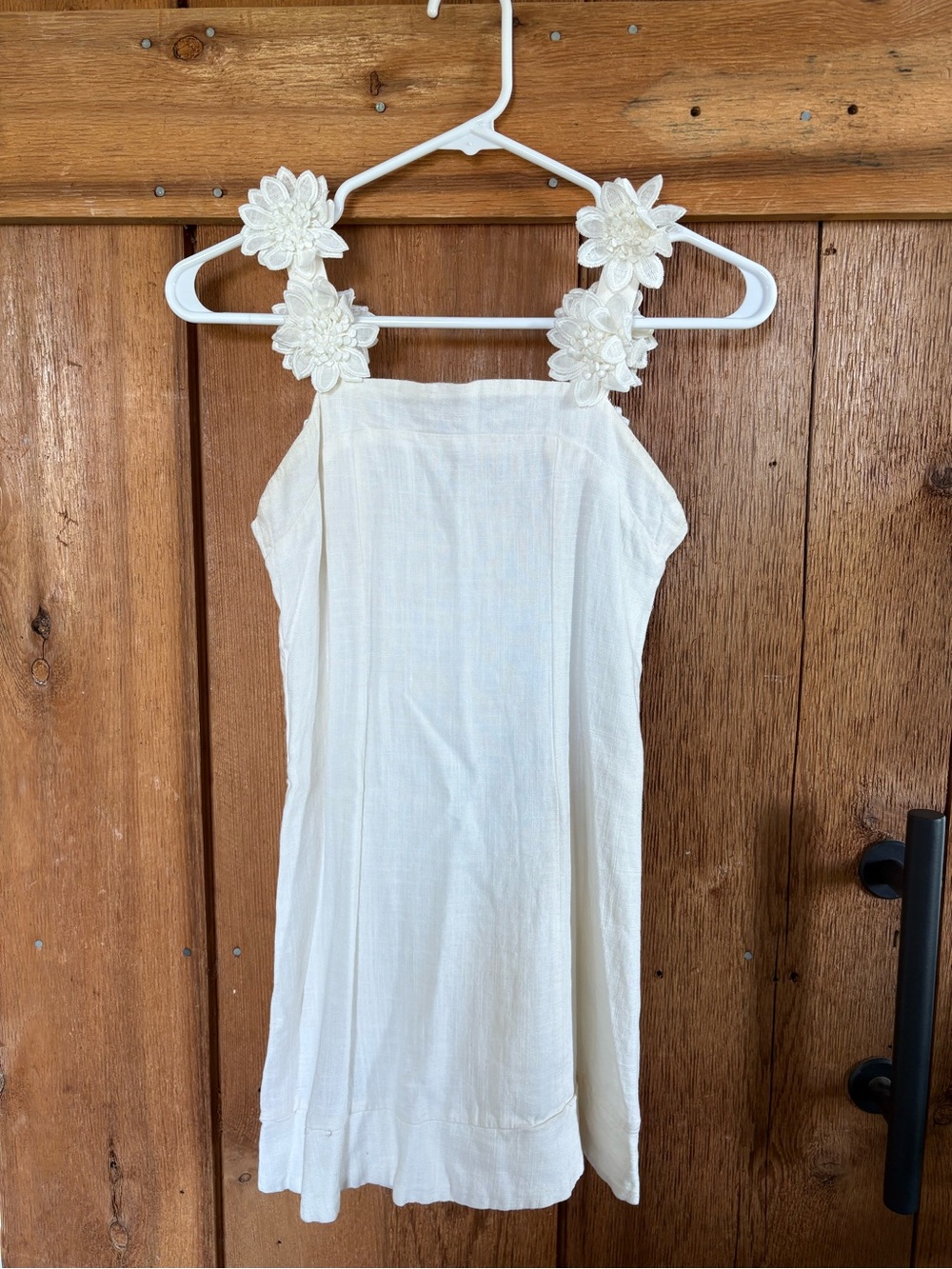 GB girls White Floral Strap Sundress